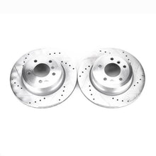 画像をギャラリービューアに読み込む, Power Stop 08-13 BMW 135i Rear Evolution Drilled &amp; Slotted Rotors - Pair