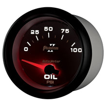 画像をギャラリービューアに読み込む, Autometer Phantom II 2 5/8in 0-100 PSI Short Sweep Electronic Oil Pressure Gauge