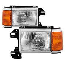 画像をギャラリービューアに読み込む, xTune Ford Bronco F150 F250 F350 F450 1987-1991 OEM Style Headlights - Chrome HD-JH-FB87-OE-C
