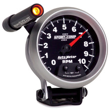 画像をギャラリービューアに読み込む, Autometer Sport-Comp II Quick Lite 3 3/4in 10K RPM Pedestal Tachometer