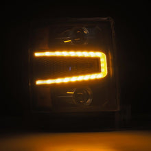 画像をギャラリービューアに読み込む, AlphaRex 14-15 Chevy 1500 PRO-Series Projector Headlights Black w/ Sequential Signal &amp;  DRL