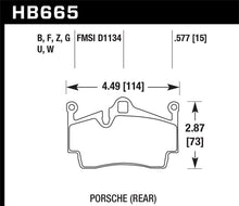 画像をギャラリービューアに読み込む, Hawk 17-20 Porsche 718 Boxster 2.0L Base Exc.Ceramic Composite Brakes Rear ER-1 Brake Pads