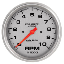 画像をギャラリービューアに読み込む, Autometer Marine Silver Ultra-Lite 5in 10K RPM In-Dash Tachometer Gauge