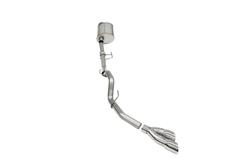 Corsa 2021-2025 Ford F-150 Regular Cab/ 8in Bed 3.5L V6 Sport Cat-Back Single Side Exit-Polished