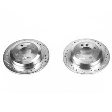 画像をギャラリービューアに読み込む, Power Stop 02-06 Mini Cooper Rear Evolution Drilled &amp; Slotted Rotors - Pair
