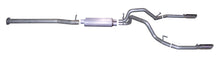 画像をギャラリービューアに読み込む, Gibson 08-09 Chevrolet Silverado 1500 LS 4.8L 2.25in Cat-Back Dual Split Exhaust - Aluminized