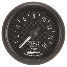 画像をギャラリービューアに読み込む, Autometer GT Series 52mm Full Sweep Electronic 0-1600 Deg F EGT/Pyrometer Gauge