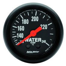 画像をギャラリービューアに読み込む, Autometer Z Series 2 inch 120-240 degree F Mechanical Water Temperature Gauge