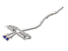 画像をギャラリービューアに読み込む, aFe Takeda 3in 304 SS Cat-Back Exhaust System w/Blue Flame Tips 17-20 Honda Civic Sport L4-1.5L (t)