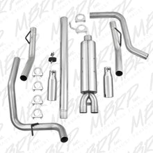 画像をギャラリービューアに読み込む, MBRP 2004-2008 Ford F150 4.6/5.4L EC/CC-SB Cat Back Dual Split Side