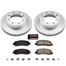 画像をギャラリービューアに読み込む, Power Stop 05-08 Ford F-250 Super Duty Front Z17 Coated Brake Kit