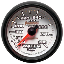 画像をギャラリービューアに読み込む, Autometer Phantom II 52.4mm Mechanical 140-280 Deg F Water Temperature Gauge