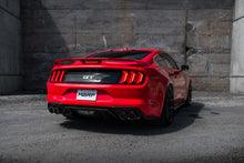 画像をギャラリービューアに読み込む, MBRP 18-20 Ford Mustang GT 5.0 w/ Quad Tip Active Exhaust Cat Back Split Rear T304 w/ Carb Fib Tips