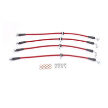 画像をギャラリービューアに読み込む, Power Stop 99-00 Honda Civic Front &amp; Rear SS Braided Brake Hose Kit