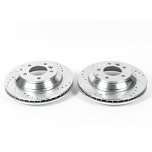 画像をギャラリービューアに読み込む, Power Stop 07-15 Audi Q7 Rear Evolution Drilled &amp; Slotted Rotors - Pair