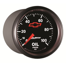 画像をギャラリービューアに読み込む, Autometer Sport-Comp II GM 52mm 0-100 PSI Mechanical Oil Pressure Gauge