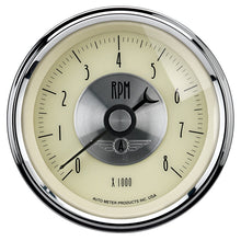 画像をギャラリービューアに読み込む, AutoMeter Gauge Tachometer 3-3/8in. 8K RPM In-Dash Prestige Antique. Ivory