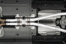 画像をギャラリービューアに読み込む, MBRP 15-16 Dodge Challenger 5.7L HEMI SS 3in Quad Split Rear Exit w/ Carbon Fiber Tips - T304