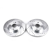 画像をギャラリービューアに読み込む, Power Stop 94-97 Mazda Miata Front Evolution Drilled &amp; Slotted Rotors - Pair