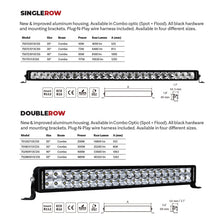 画像をギャラリービューアに読み込む, Go Rhino Xplor Bright Series Dbl Row LED Light Bar (Side/Track Mount) 50in. - Blk
