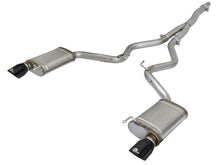 画像をギャラリービューアに読み込む, aFe MACHForce XP Exhausts Cat-Back SS-304 EXH w/ Black Tips 15-16 Ford Mustang EcoBoost 2.3L (t)