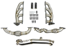 画像をギャラリービューアに読み込む, aFe Twisted Steel Headers Up-Pipes &amp; Down-Pipe 11-15 GM Diesel Trucks V8-6.6L (td) LML