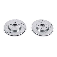 画像をギャラリービューアに読み込む, Power Stop 2005 Buick LeSabre Front Evolution Drilled &amp; Slotted Rotors - Pair