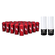 画像をギャラリービューアに読み込む, Mishimoto Aluminum Locking Lug Nuts M12x1.5 27pc Set Red