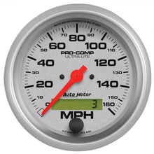 画像をギャラリービューアに読み込む, Autometer Ultra-Lite 87.5mm Electronic Programmable 160 MPH Speedometer