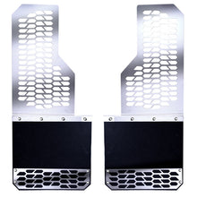 画像をギャラリービューアに読み込む, Putco 11-16 Ford SuperDuty - Set of 2 (Excl Dually Rear) Mud Skins - Polished SS w/ Hex Shield