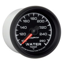 画像をギャラリービューアに読み込む, Autometer ES 52.4mm 100-260 deg. F Water Temperature Gauge