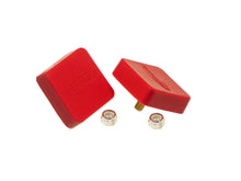 画像をギャラリービューアに読み込む, Prothane Universal Bump Stop 5/8X2X2 Sqr w/ Ctr Stud - Red