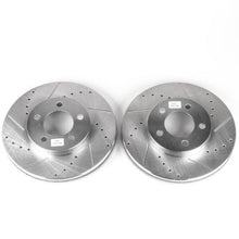 画像をギャラリービューアに読み込む, Power Stop 94-00 Ford Taurus Front Evolution Drilled &amp; Slotted Rotors - Pair