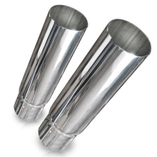 画像をギャラリービューアに読み込む, Stainless Works Straight Cut Exhaust Tips-2 1/4in ID Inlet 2 1/4in body