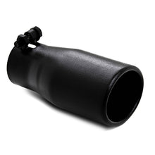 画像をギャラリービューアに読み込む, MBRP Universal Tip 2.5 O.D. Oval End 3.75 Inlet 10in length - Black Finish
