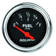 画像をギャラリービューアに読み込む, Autometer Traditional Chrome 52mm Short Sweep 0 Ohm - 90 Ohm Full Electrical Fuel Level Gauge
