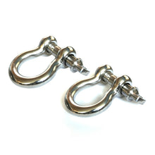 画像をギャラリービューアに読み込む, Rugged Ridge Stainless Steel 3/4in D-Shackles