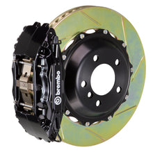 画像をギャラリービューアに読み込む, Brembo 91-94 964 Turbo/3.6 Turbo Fr GT BBK 4 Piston Cast 2pc 355x32 2pc Rotor Slotted Type1-Black