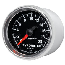 画像をギャラリービューアに読み込む, Autometer GS 0-2000 degree F Full Sweep Electronic Pyrometer Gauge