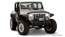 画像をギャラリービューアに読み込む, Bushwacker 07-18 Jeep Wrangler Flat Style Flares 4pc Fits 2-Door Sport Utility Only - Black