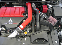 画像をギャラリービューアに読み込む, K&amp;N 08 - 09 Mitsubishi Evo X Wrinkle Red Typhoon Short Ram Intake - R70オートパーツ【公式】