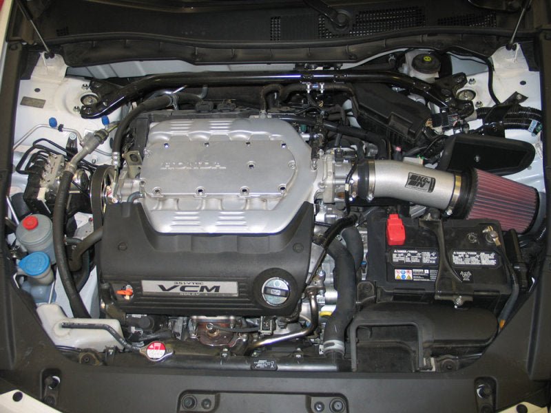 K&N 08 Honda Accord 3.5L - V6 Silver Typhoon Short Ram Intake - R70オートパーツ【公式】