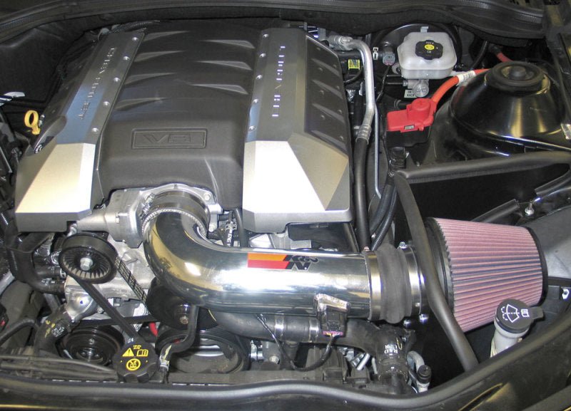 K&N 10 Camaro 6.2L V8 Polished Typhoon Short Ram Intake - R70オートパーツ【公式】
