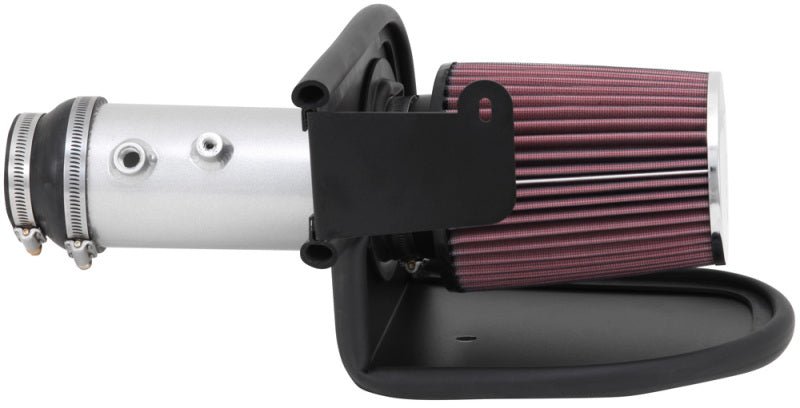 K&N 13 - 14 Honda Accord 3.5L V6 69 Series Typhoon Air Intake System - Silver Cold Air Intake Kit - R70オートパーツ【公式】