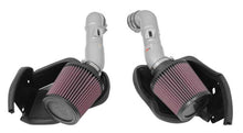 画像をギャラリービューアに読み込む, K&amp;N 14 - 15 Infiniti Q50 3.7L V6 Dual Silver Typhoon Short Ram Intakes - R70オートパーツ【公式】