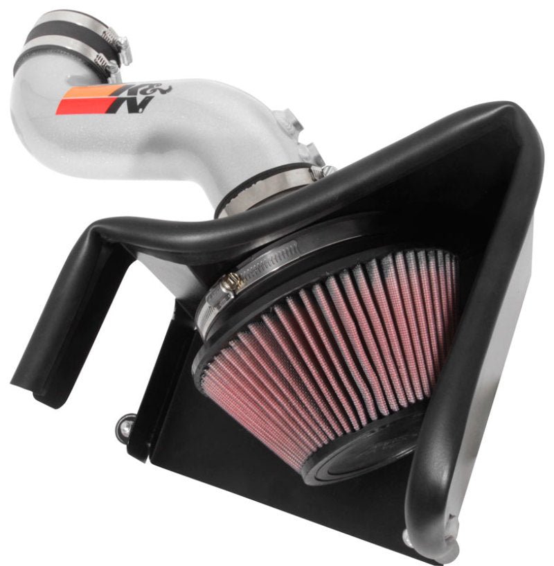 K&N 15 - 18 Hyundai Sonata L4 - 2.4L F/I Silver Typhoon Short Ram Intake - R70オートパーツ【公式】