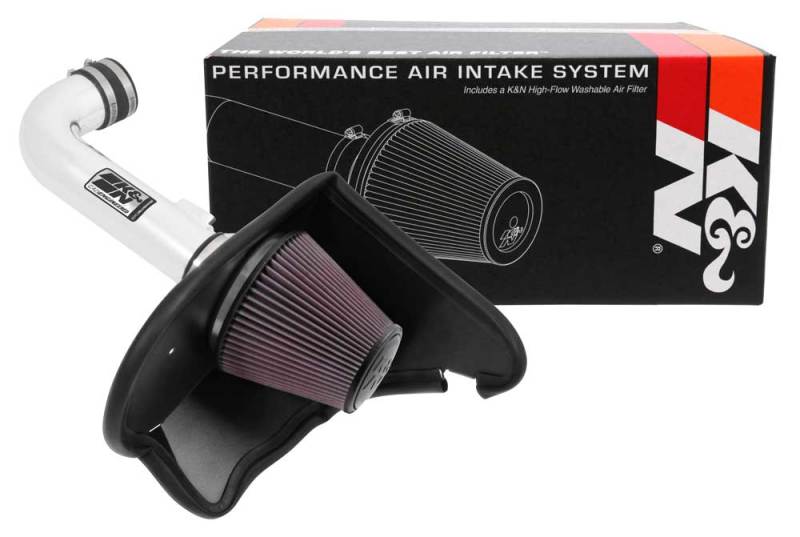 K&N 16 - 17 Chevy Camaro 3.6L Silver Typhoon Short Ram Intake - R70オートパーツ【公式】