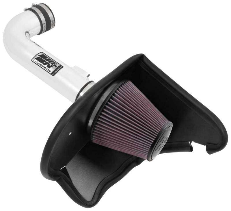 K&N 16 - 17 Chevy Camaro 3.6L Silver Typhoon Short Ram Intake - R70オートパーツ【公式】