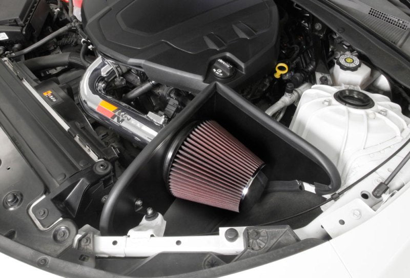 K&N 16 - 17 Chevy Camaro 3.6L Silver Typhoon Short Ram Intake - R70オートパーツ【公式】
