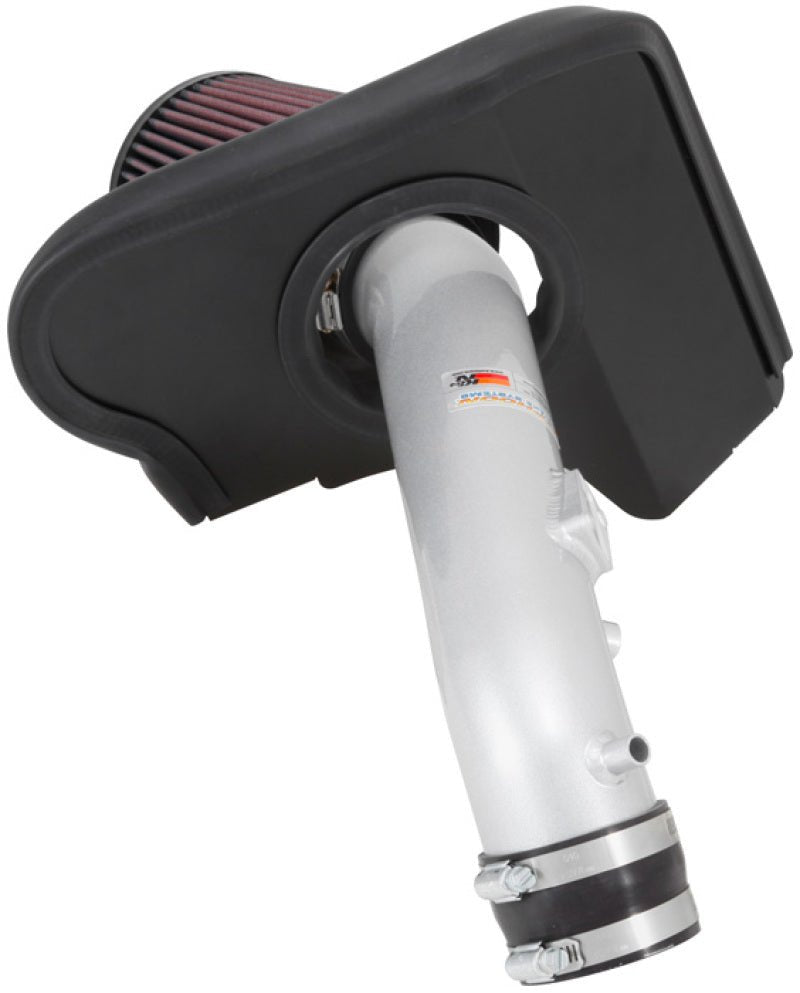 K&N 2013 - 14 Honda Accord 2.4L L4 69 Series Typhoon Air Intake System - Silver Cold Air Intake Kit - R70オートパーツ【公式】